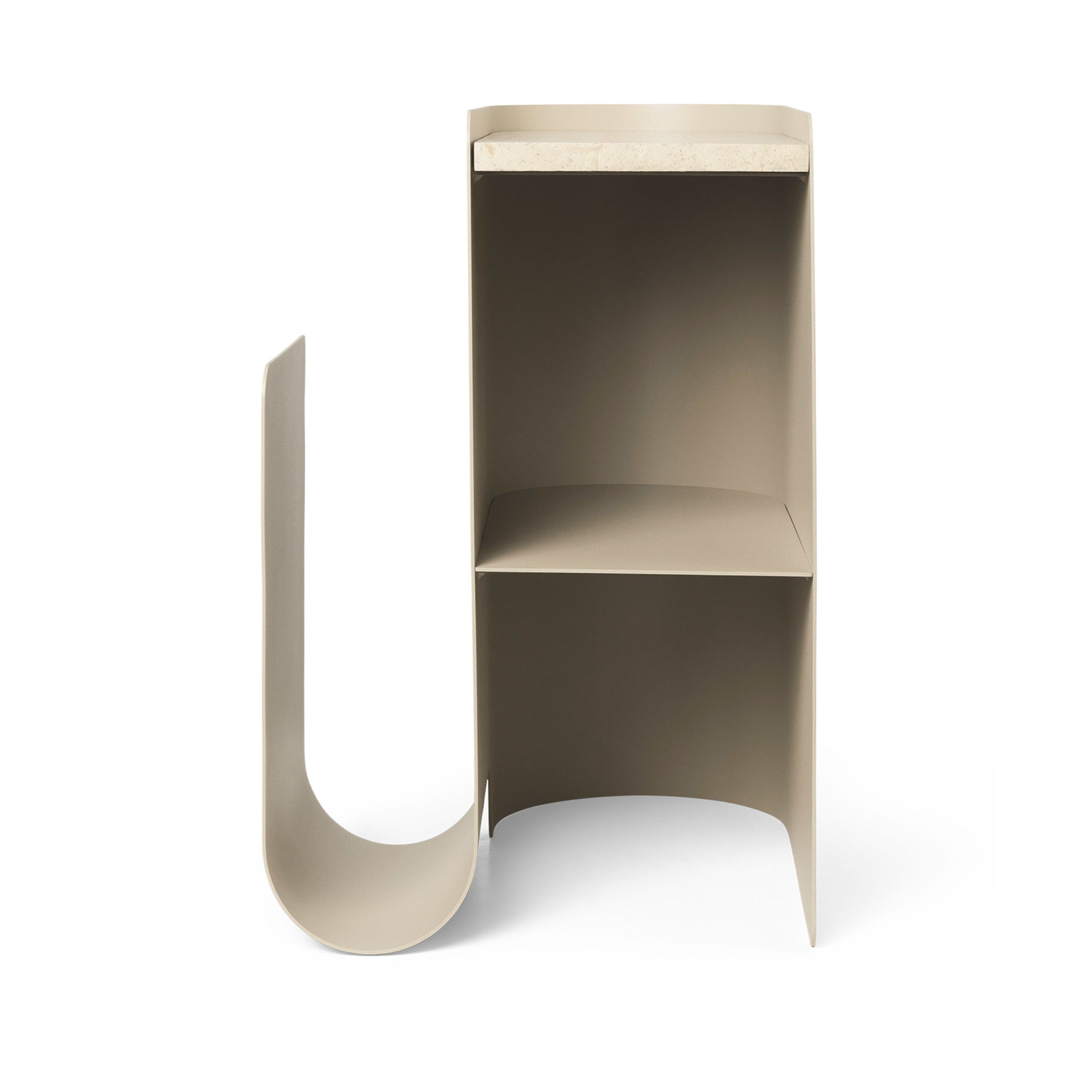 VAULT Beige Side Table