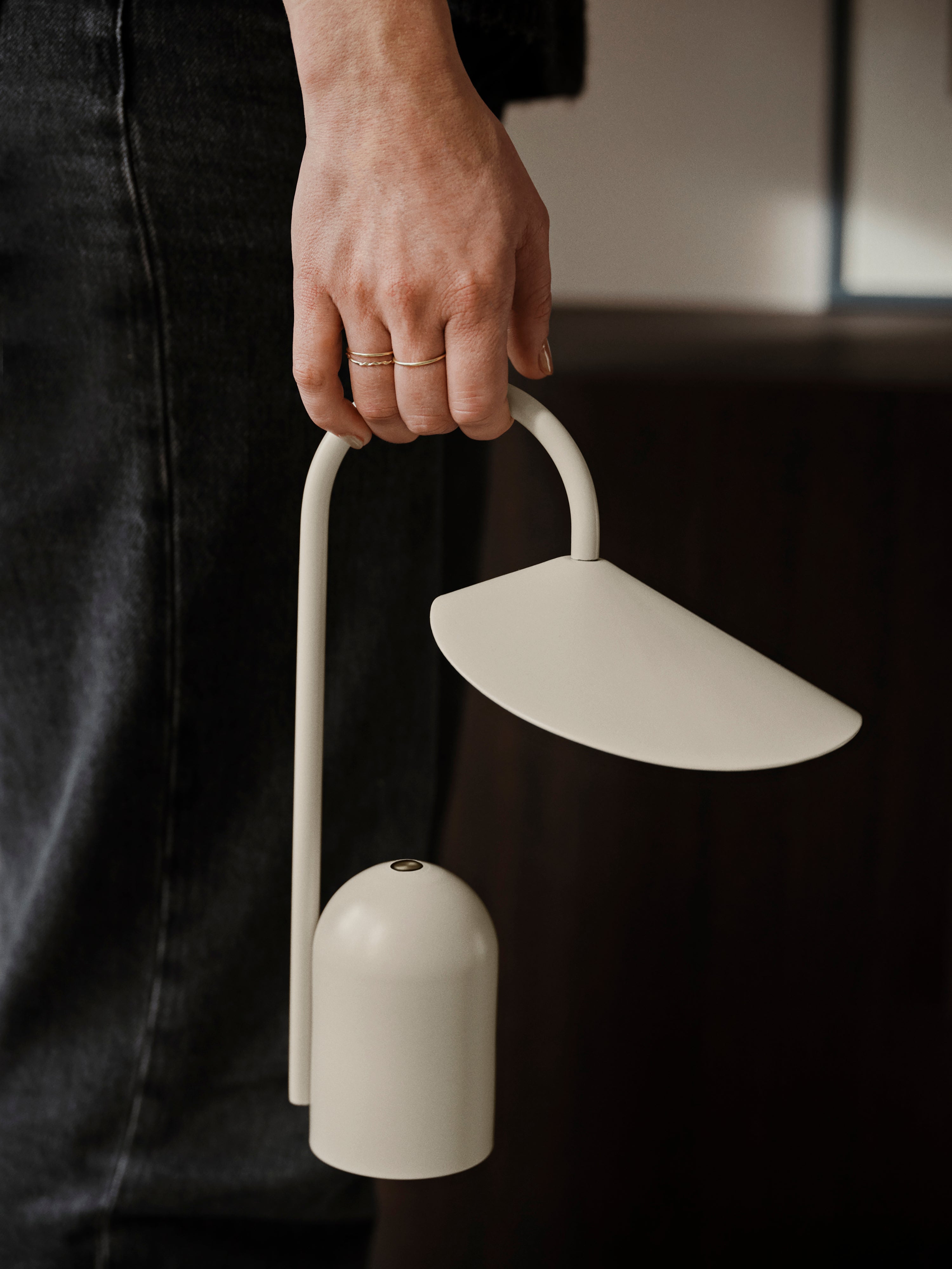 Tragbare Lampe ARUM Stahl