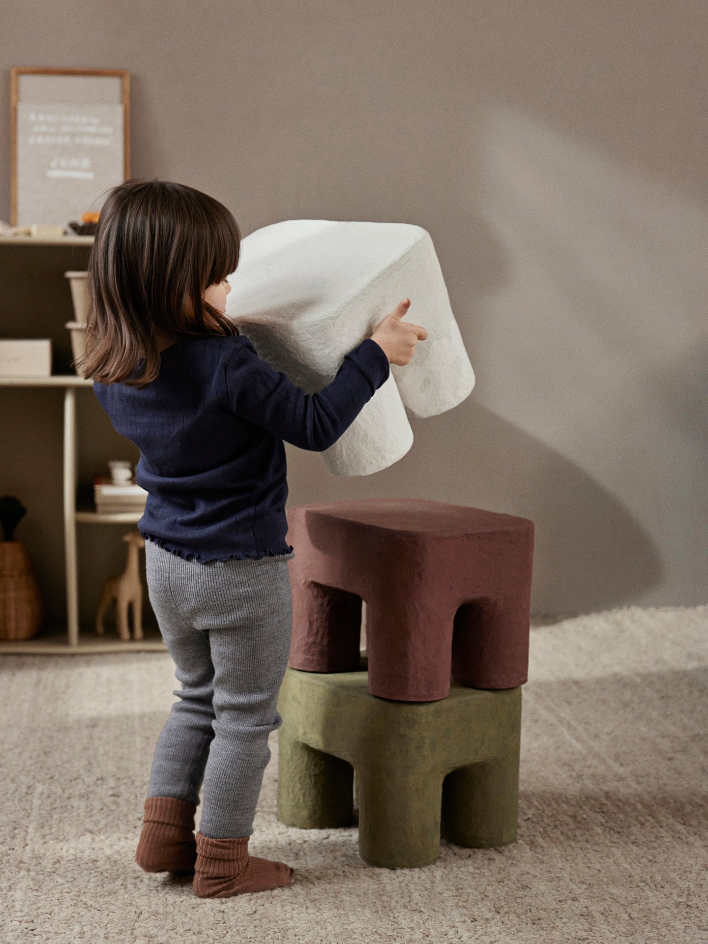 PODO Hocker weiß