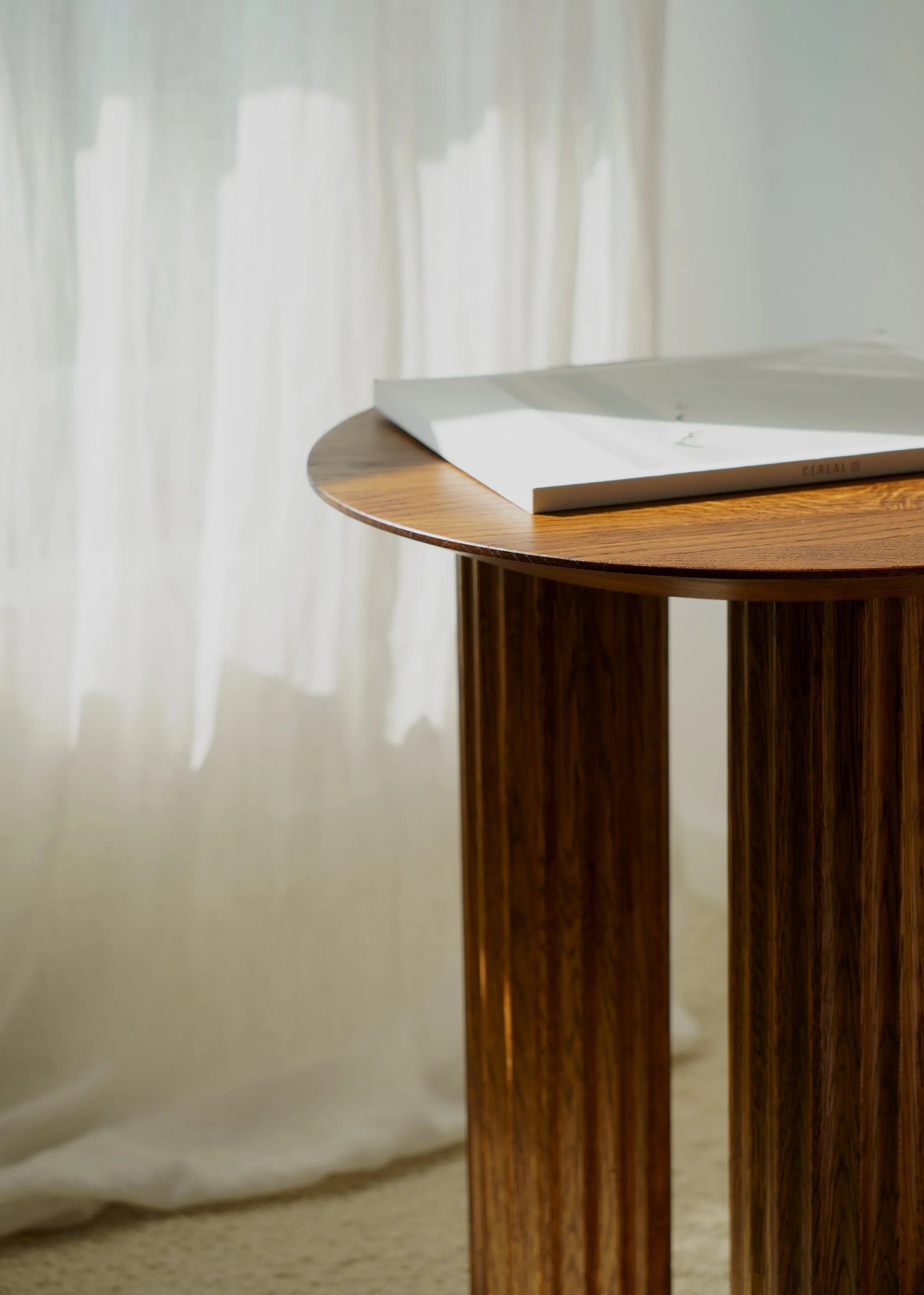 FILAR Side Table Dark Oak Wood