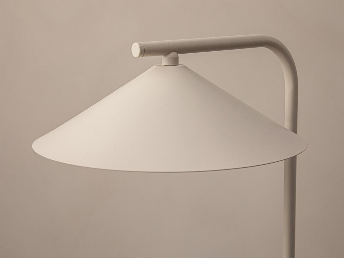 Lampa stołowa NOCTE beżowy – ujęcie boczne
