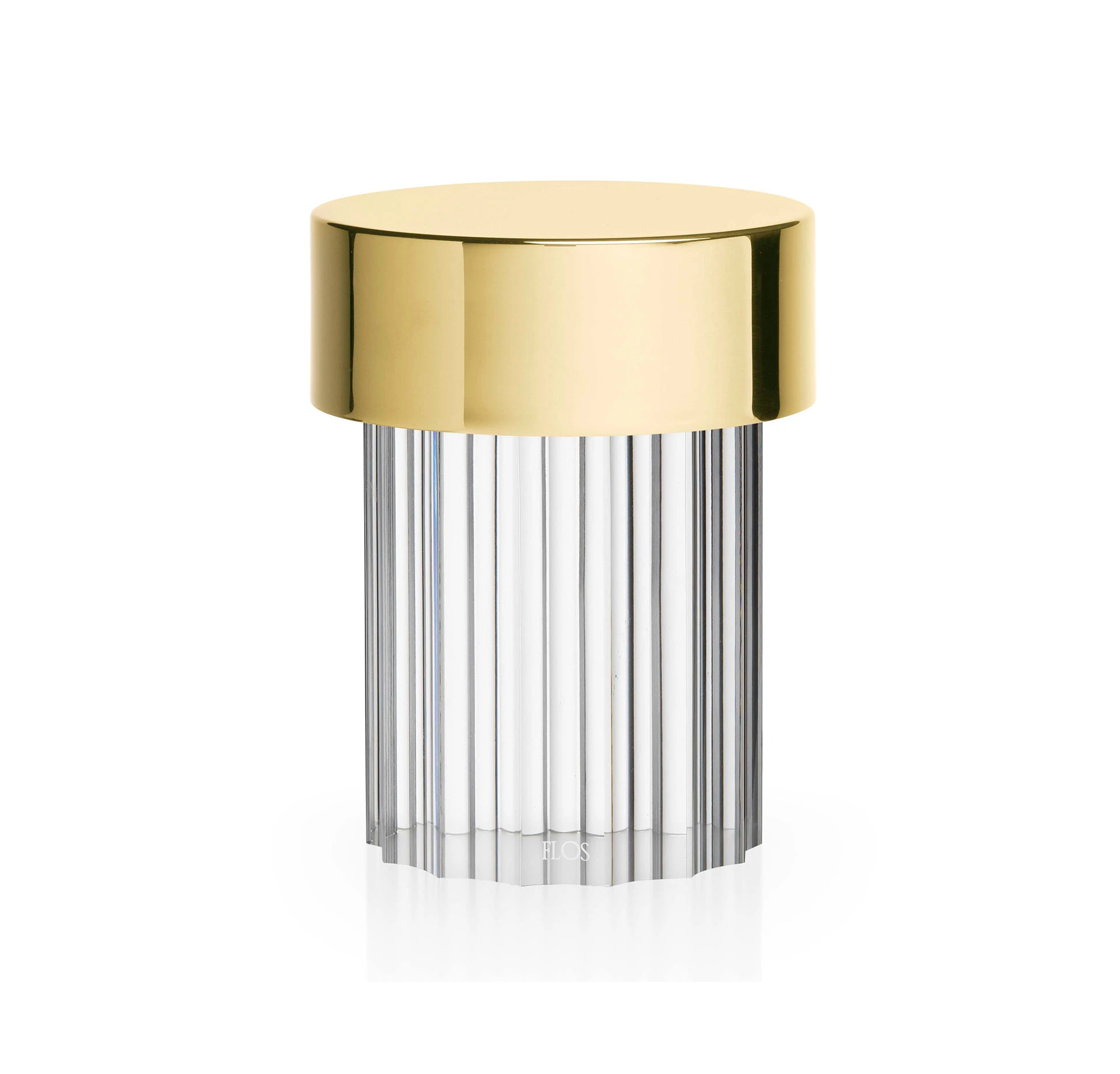 Tragbare Lampe LAST ORDER FLUTED aus Messing