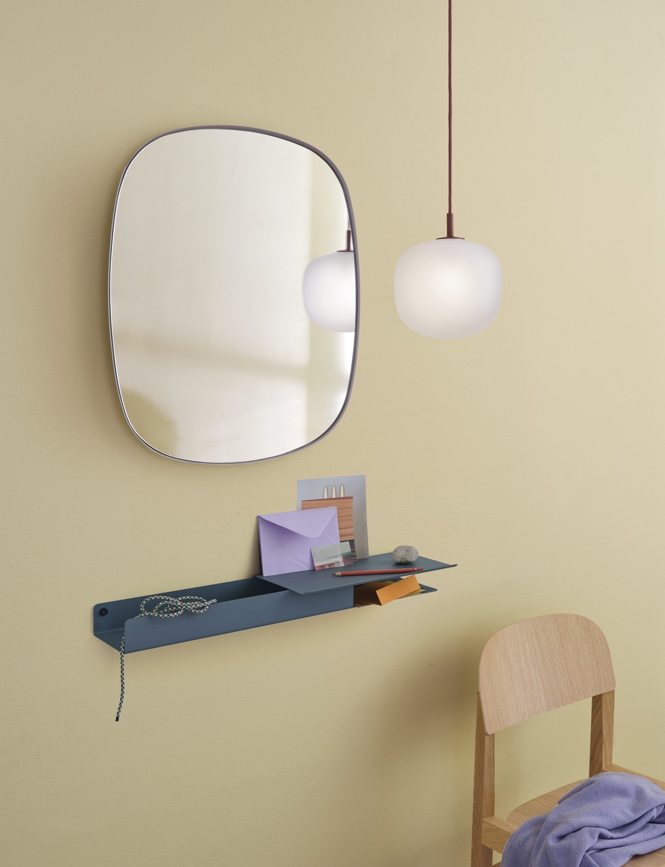Lampa wisząca RIME bordowy
