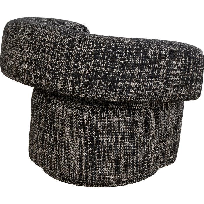 Fotel obrotowy MAYE BOW szary melanż – Kare Design
