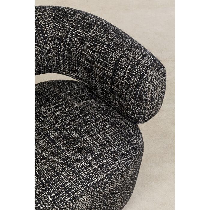 Fotel obrotowy MAYE BOW szary melanż – Kare Design