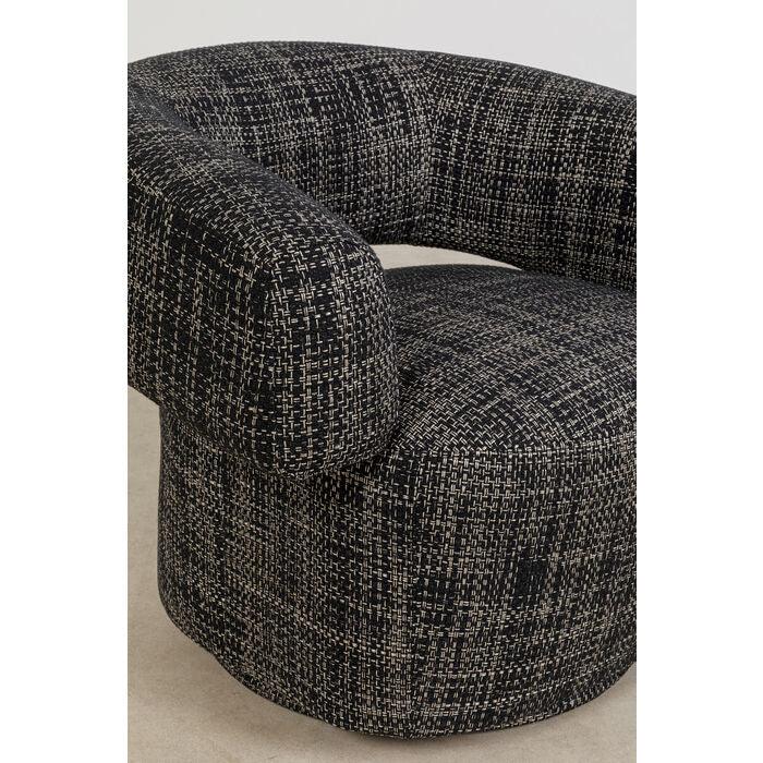 Fotel obrotowy MAYE BOW szary melanż – Kare Design