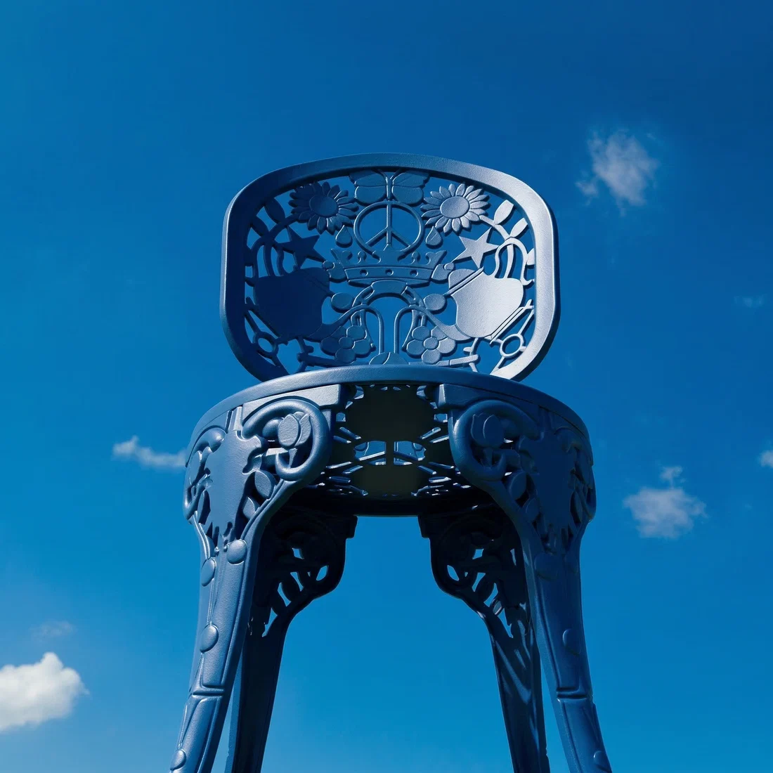 Branchengartenstuhl Blau