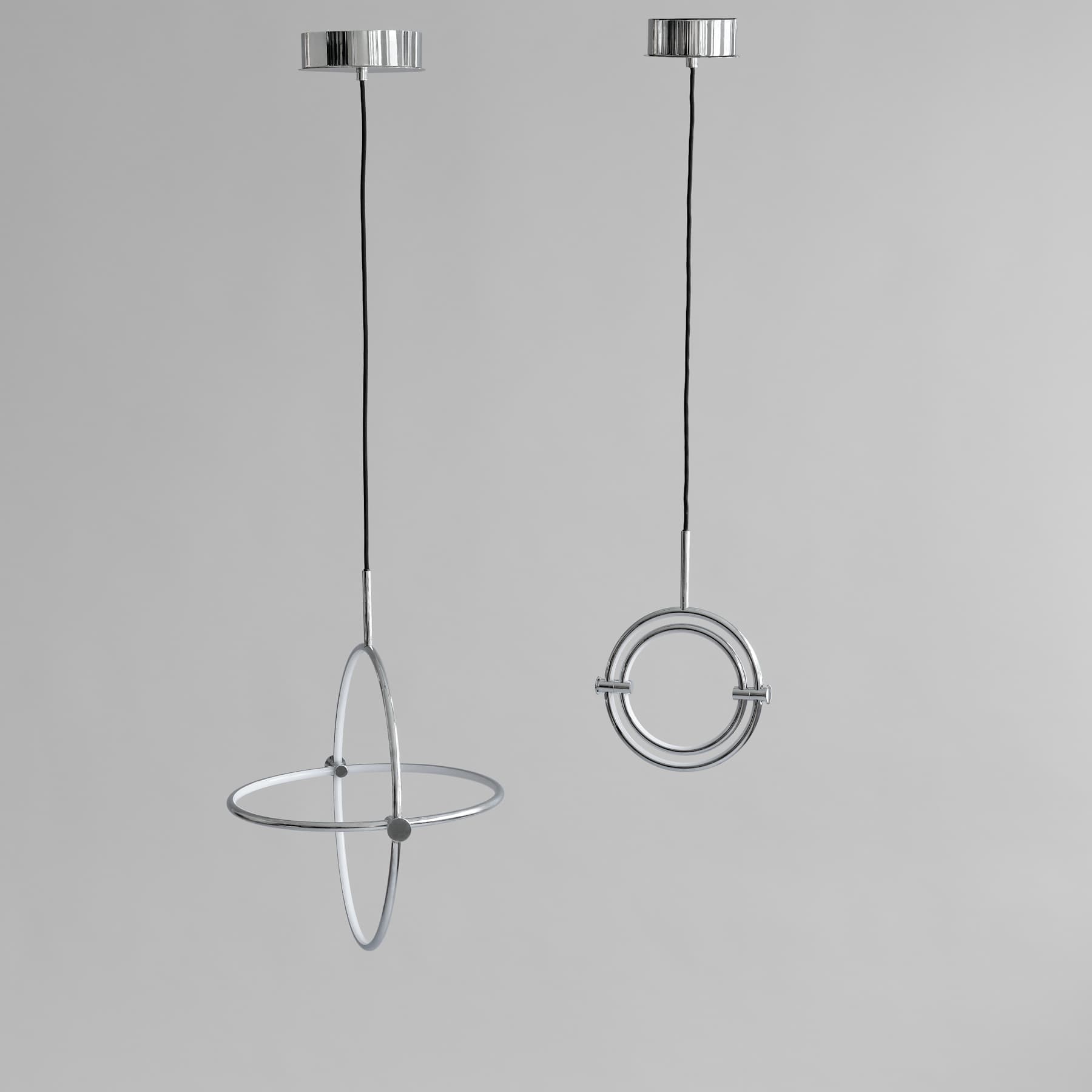 MARU silver pendant lamp