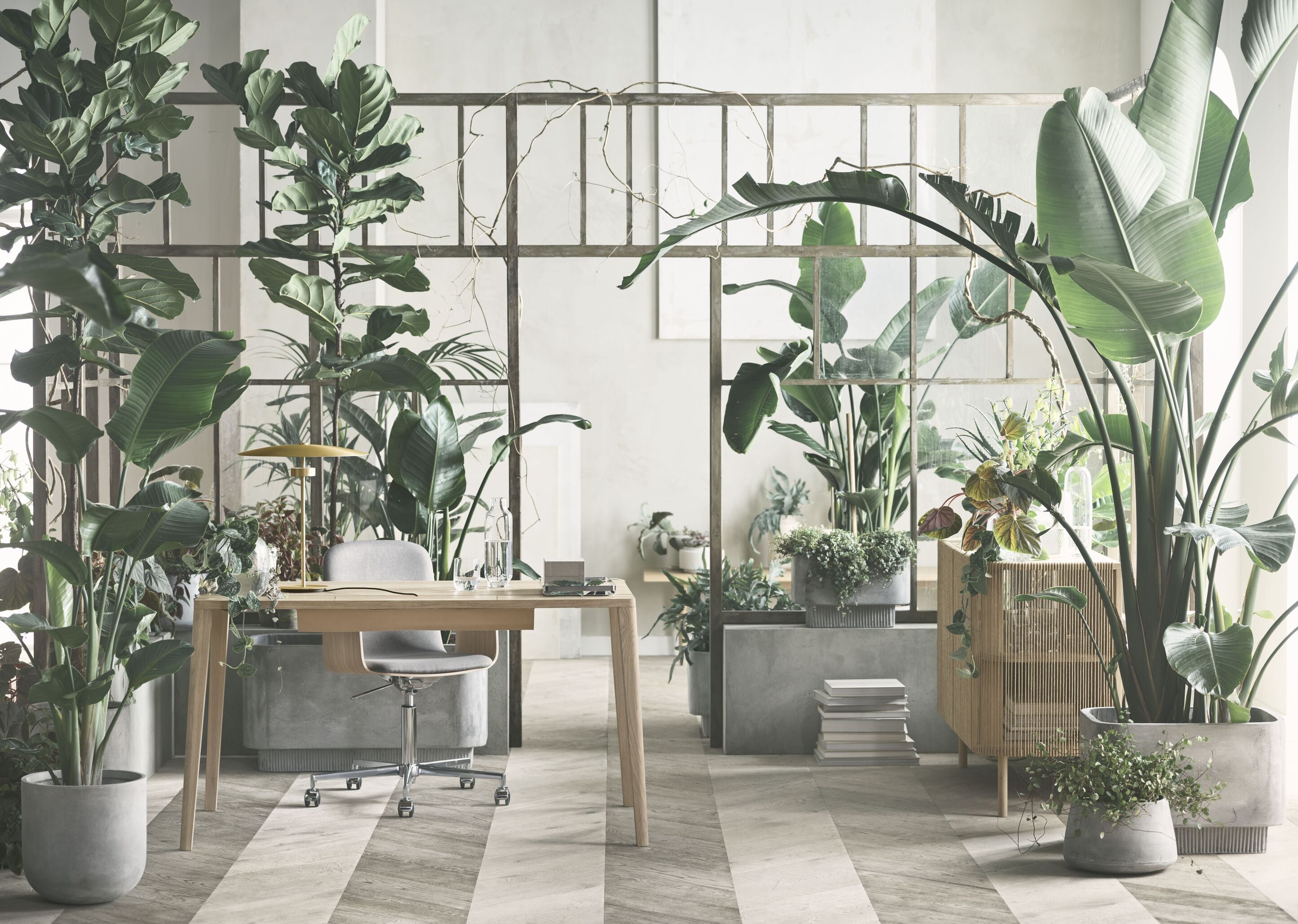 Anmutiger Schreibtisch bleichte Eichenholz