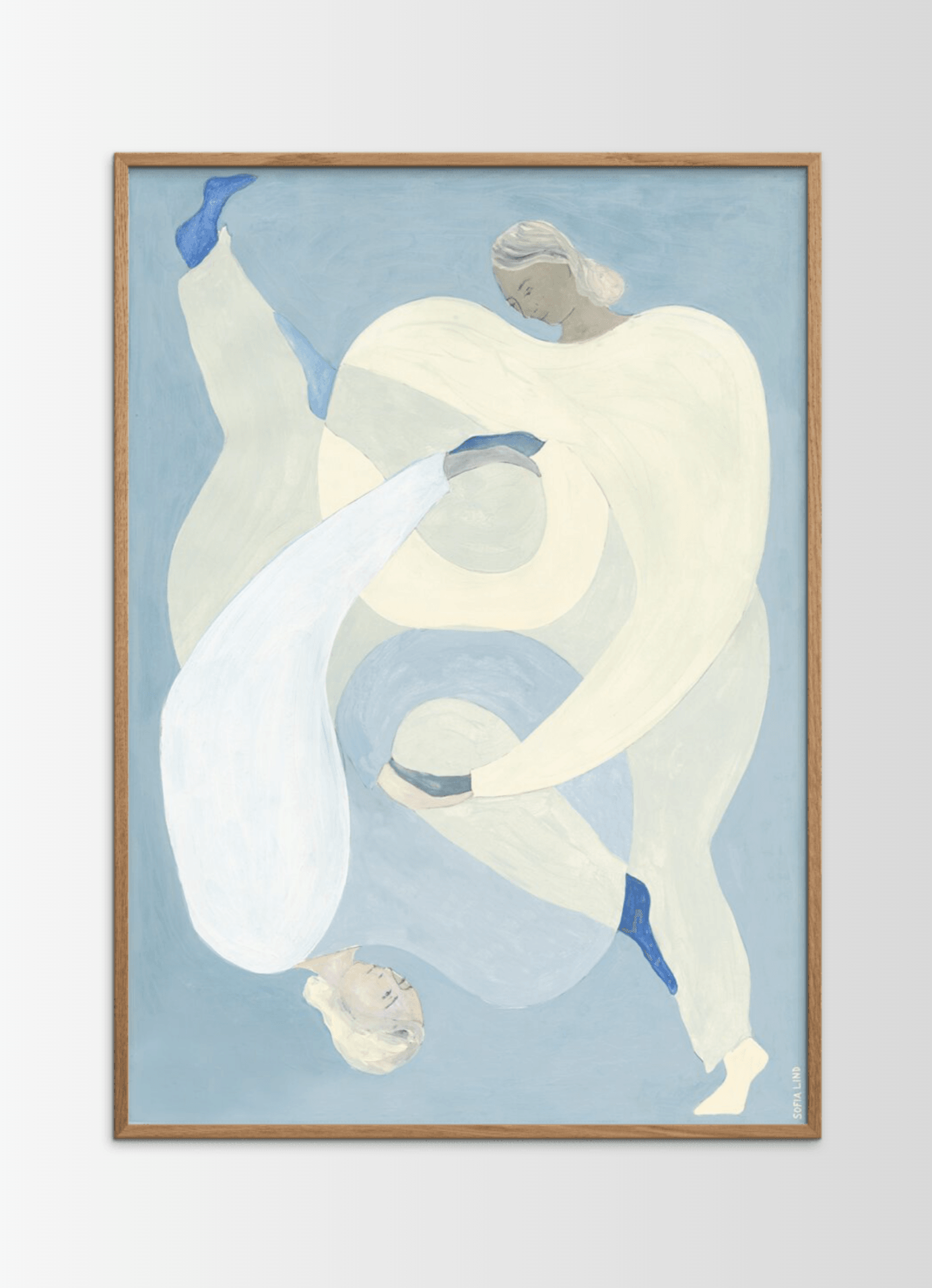Grafika artystyczna HOLD YOU - BLUE – The Poster Club