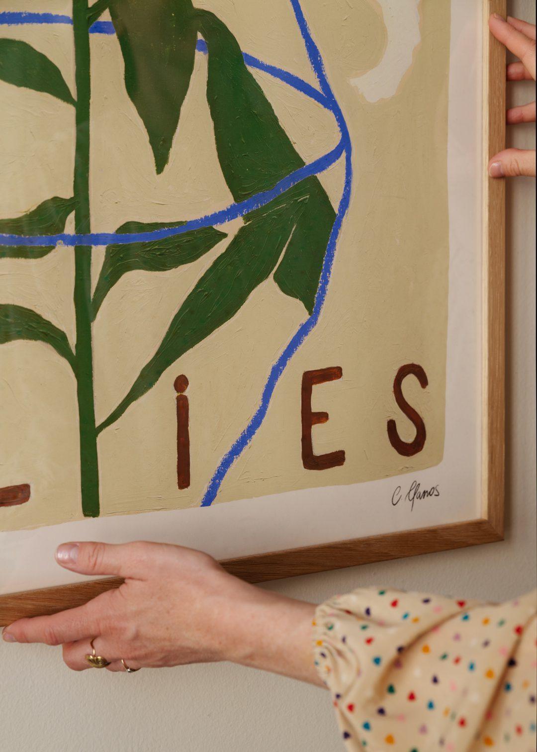 Grafika artystyczna LILIES The Poster Club    Eye on Design