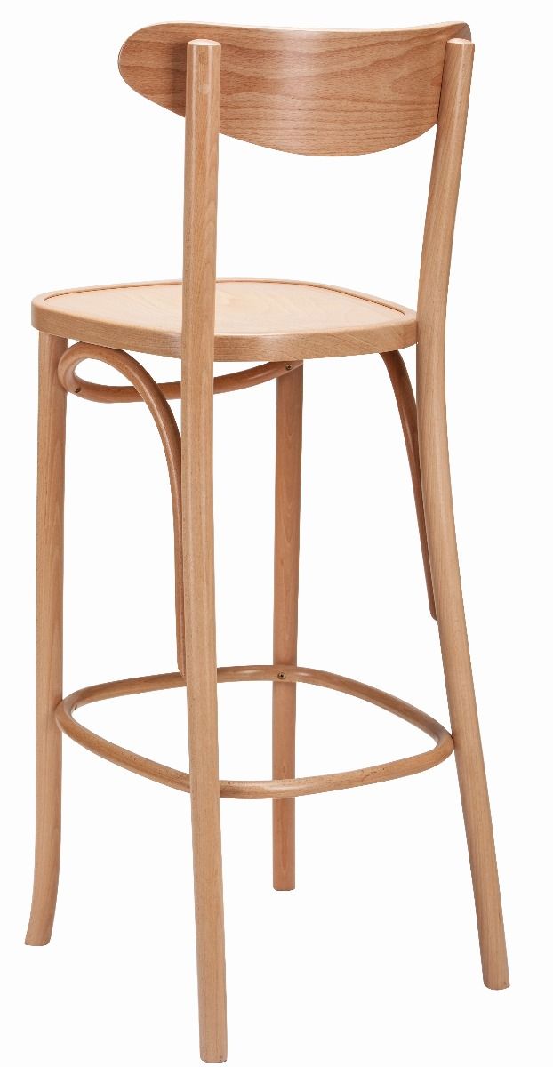 MOON H-1260 Hocker aus Buchenholz