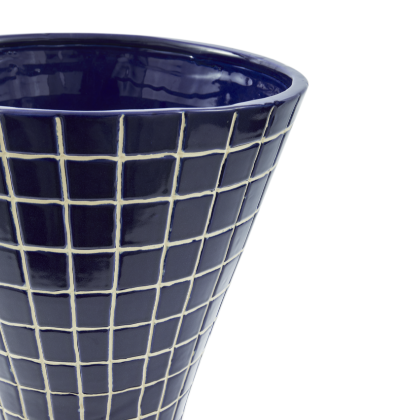 HAMAM dark blue vase