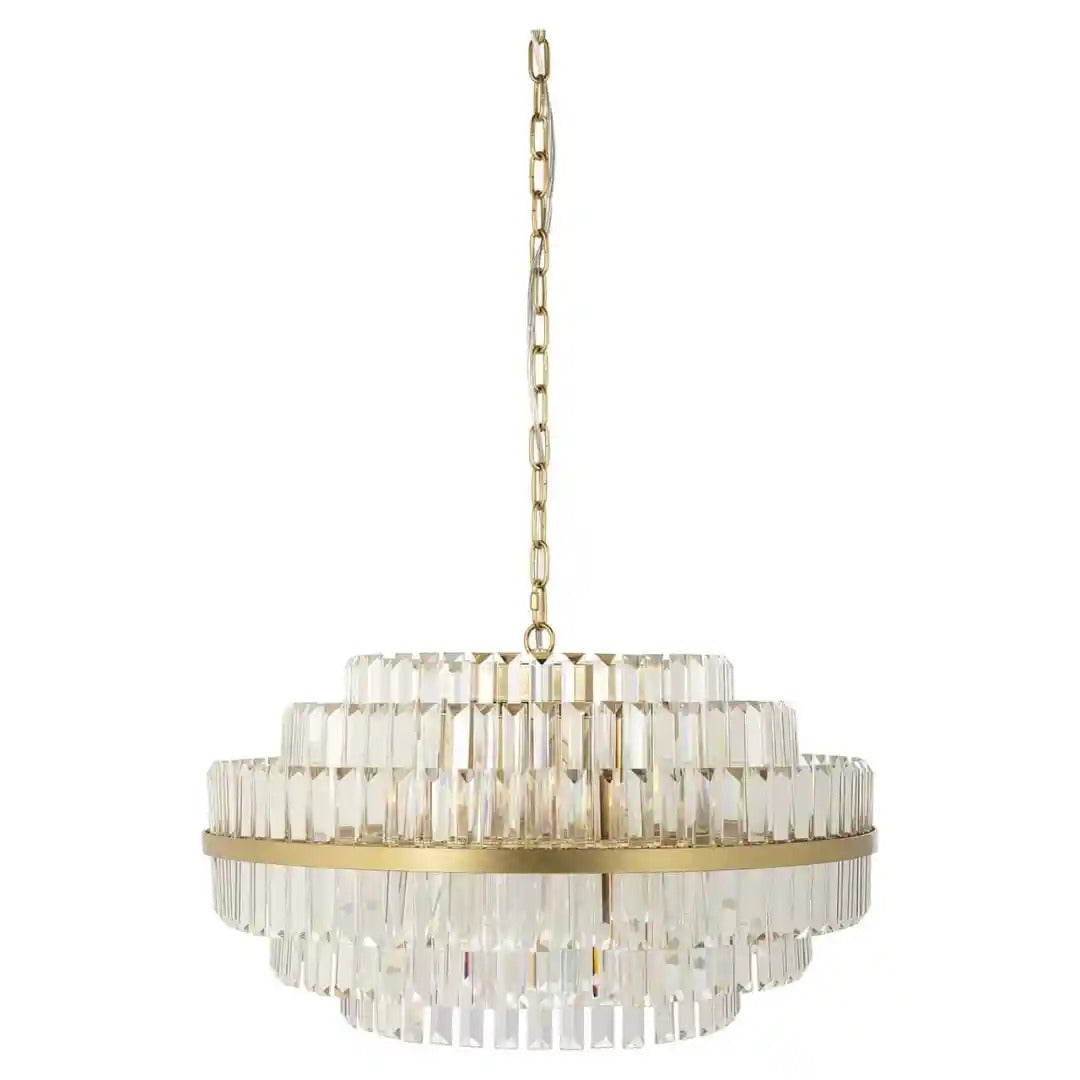 DESIRE crystal chandelier with gold