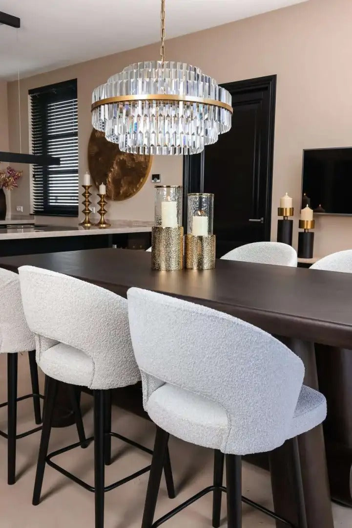 Bartisch MENARA dunkelbraunes Akazienholz