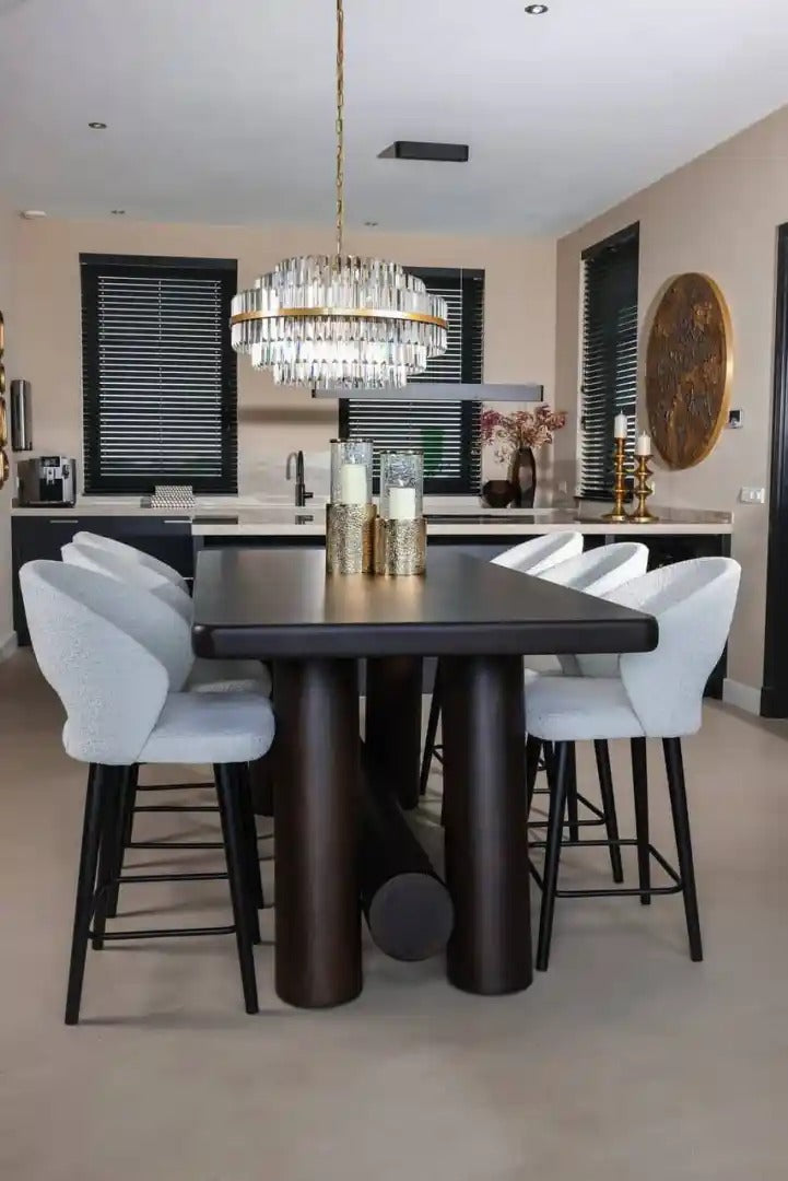 Bartisch MENARA dunkelbraunes Akazienholz