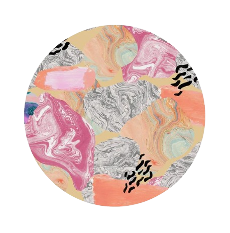 Runde Wandgestaltung