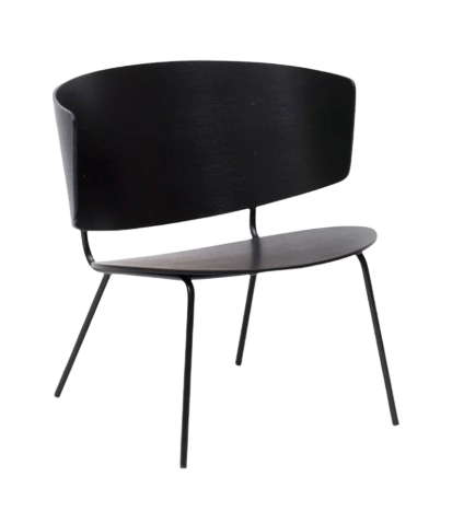Black armchairs
