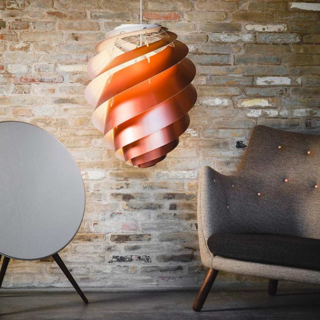 Pendelleuchte MODELL 1312 SWIRL 2 kupferfarben