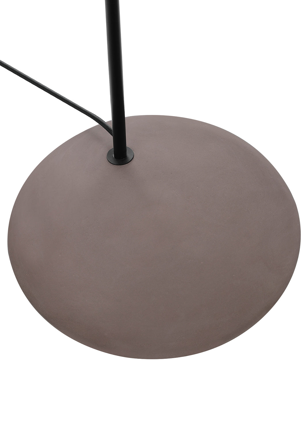 JUBI Aluminum Reading Floor Lamp with Concrete