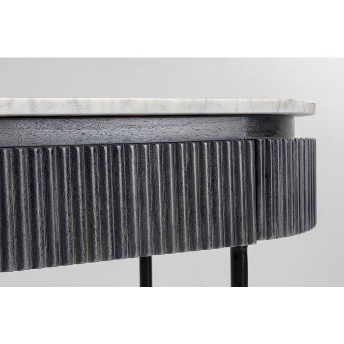 Konsola GLENN antracytowy z bałym marmurem - Eye on Design