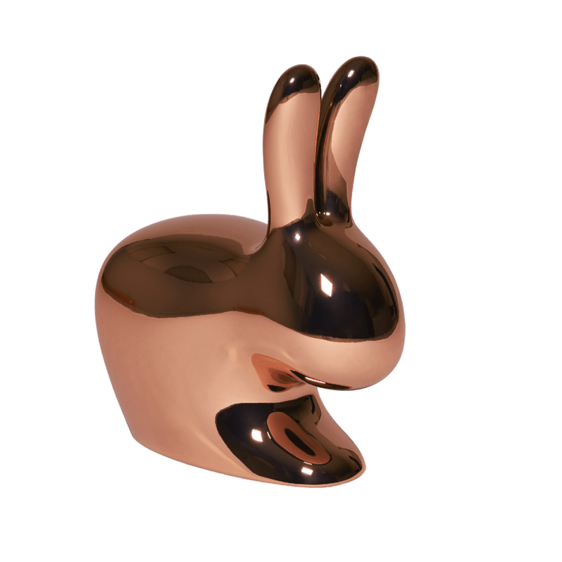 Krzesełko BABY RABBIT METALLIC miedziany Qeeboo    Eye on Design