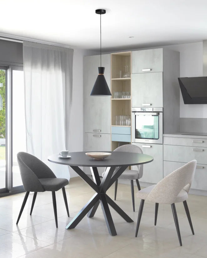 Stuhl MAEL dunkelgrau Chenille