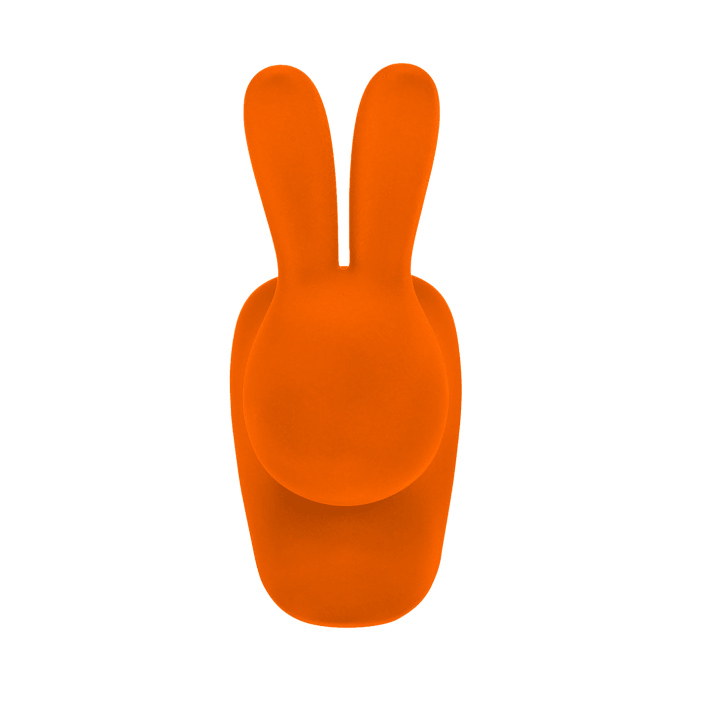 Krzesło BABY RABBIT VELVET pomarańczowy Qeeboo    Eye on Design