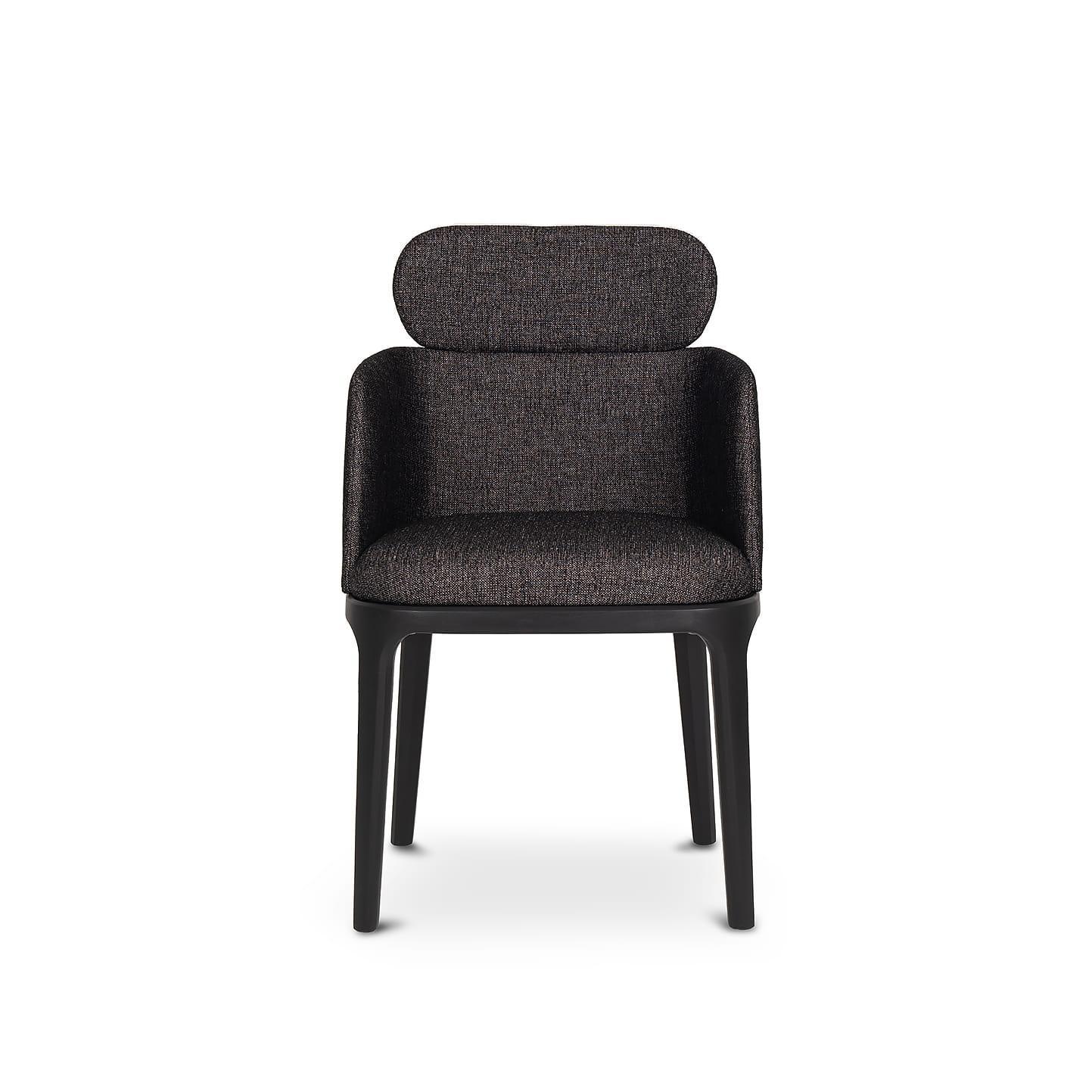 Krzesło MUST II tapicerowane z drewnianą podstawą Nobonobo    Eye on Design