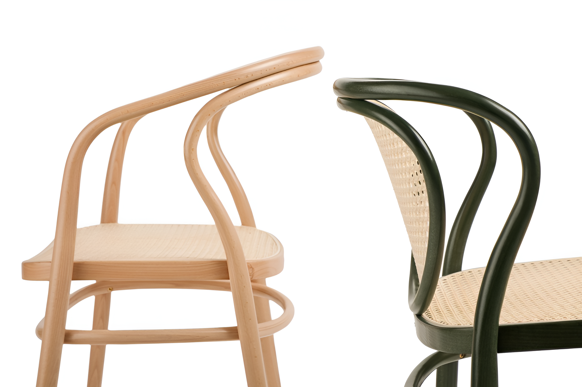 Chair with armrests Nodo B-1400 beech wood