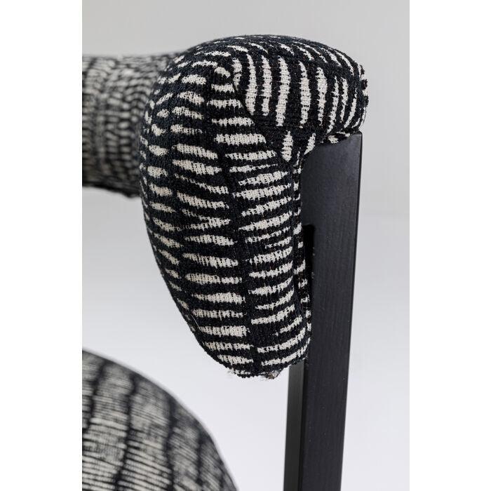 Stuhl mit Armlehnen Paris Czarny