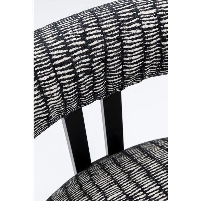 Stuhl mit Armlehnen Paris Czarny