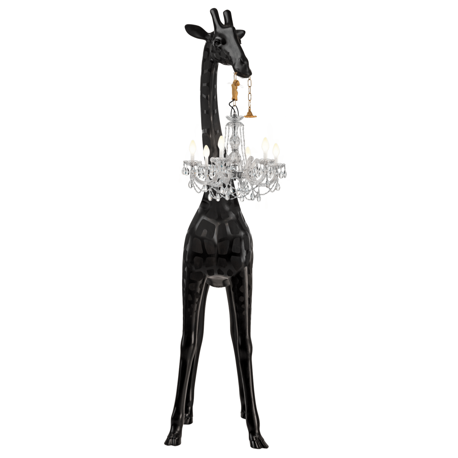 Lampa GIRAFFE IN LOVE M czarna Qeeboo    Eye on Design