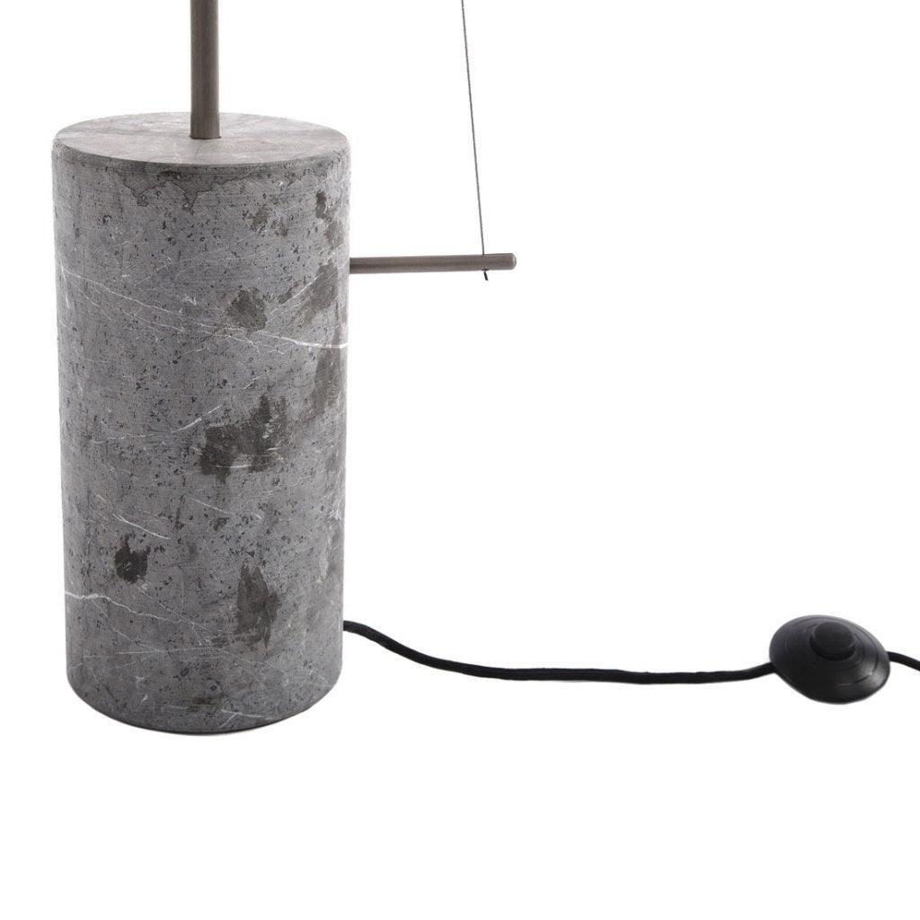 Lampa podłogowa LINE TWO szary marmur – NORR11