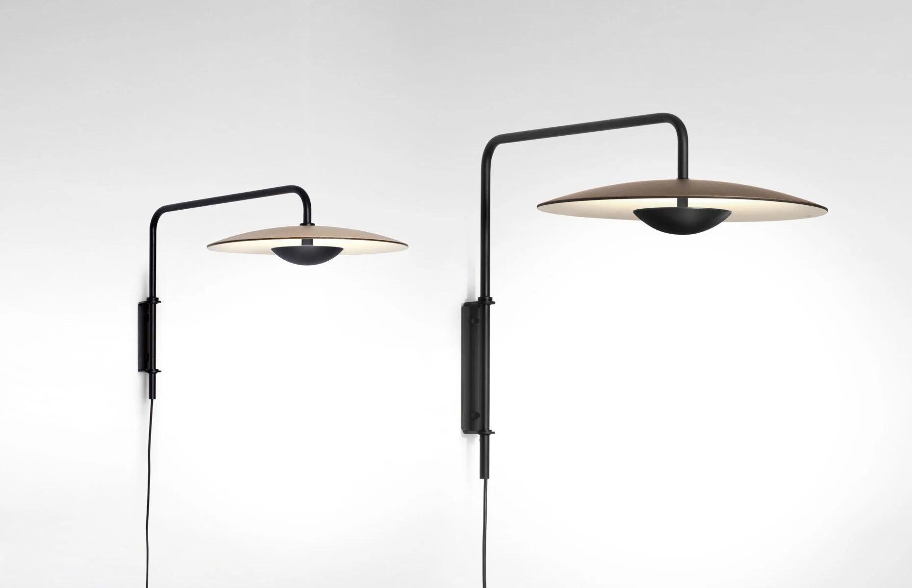 Lampa ścienna GINGER ciemnobrązowy Marset    Eye on Design