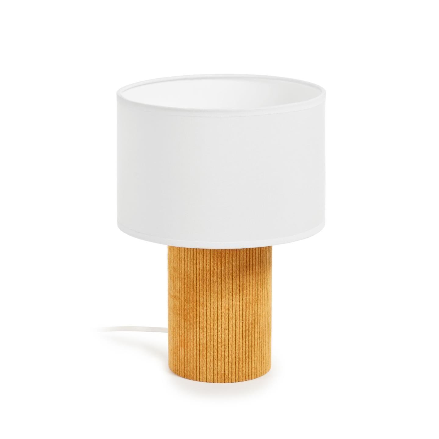 Lampa stołowa BIANELLA musztardowy – Kave Home