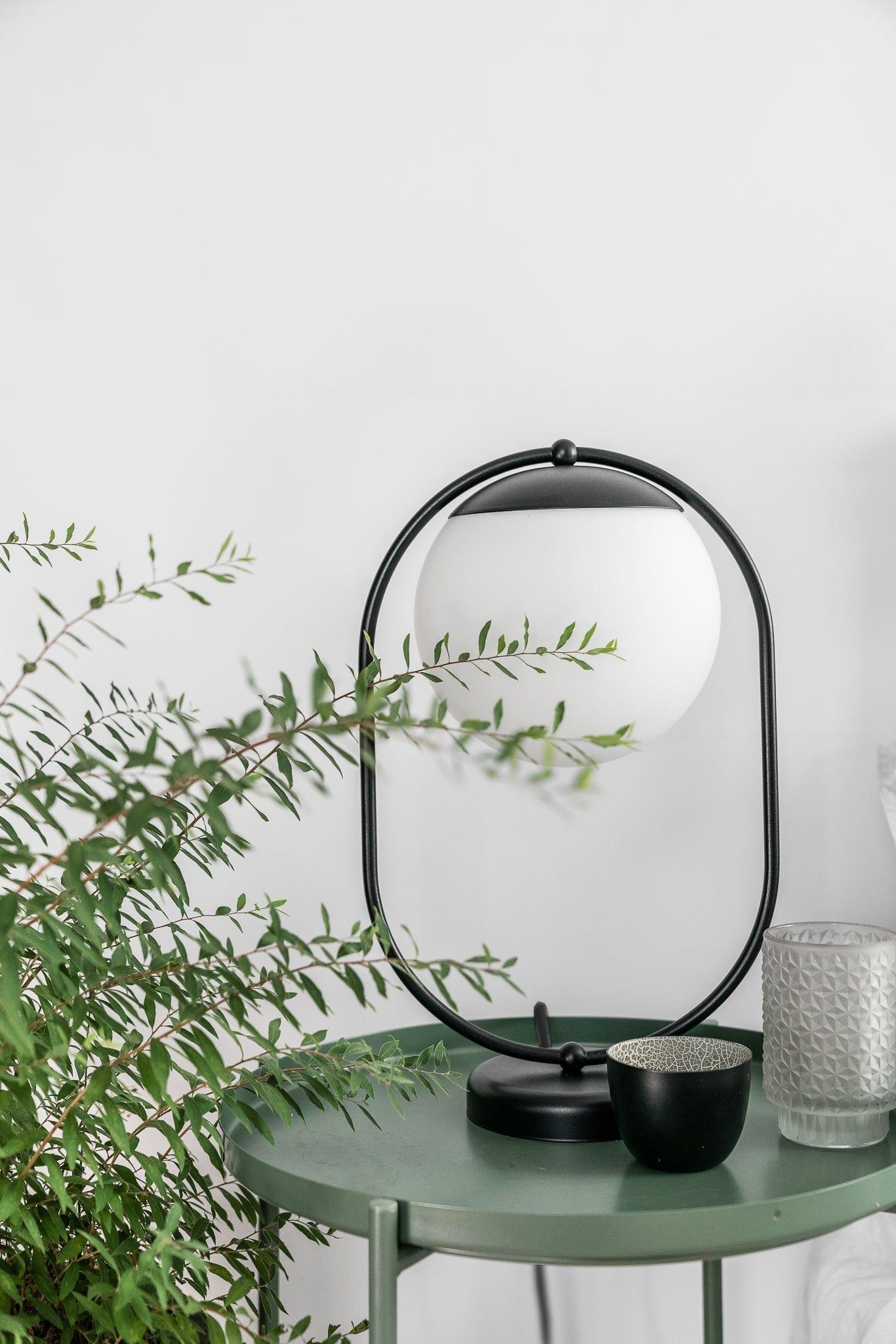 Lampa stołowa KOBAN czarny – metal, Ummo