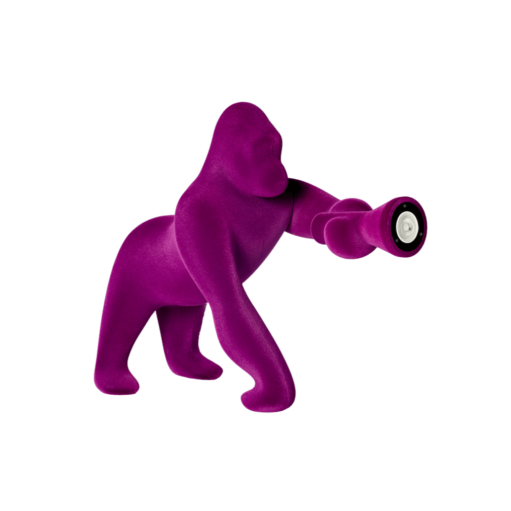 Lampa stołowa KONG VELVET fioletowy Qeeboo    Eye on Design