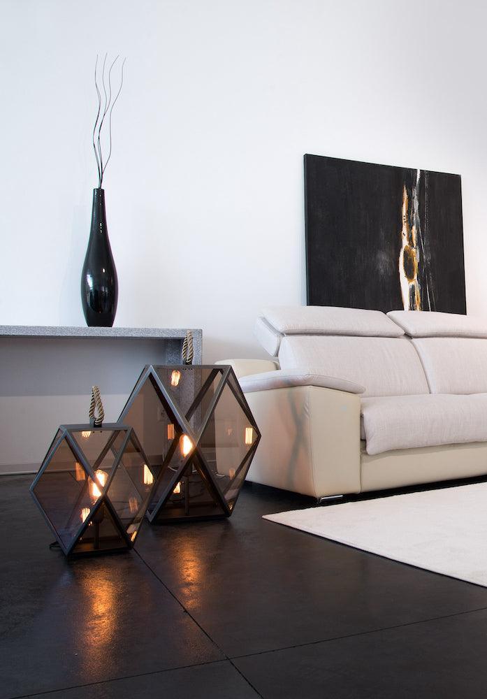 Lampa stołowa MUSE satynowy brąz – Contardi