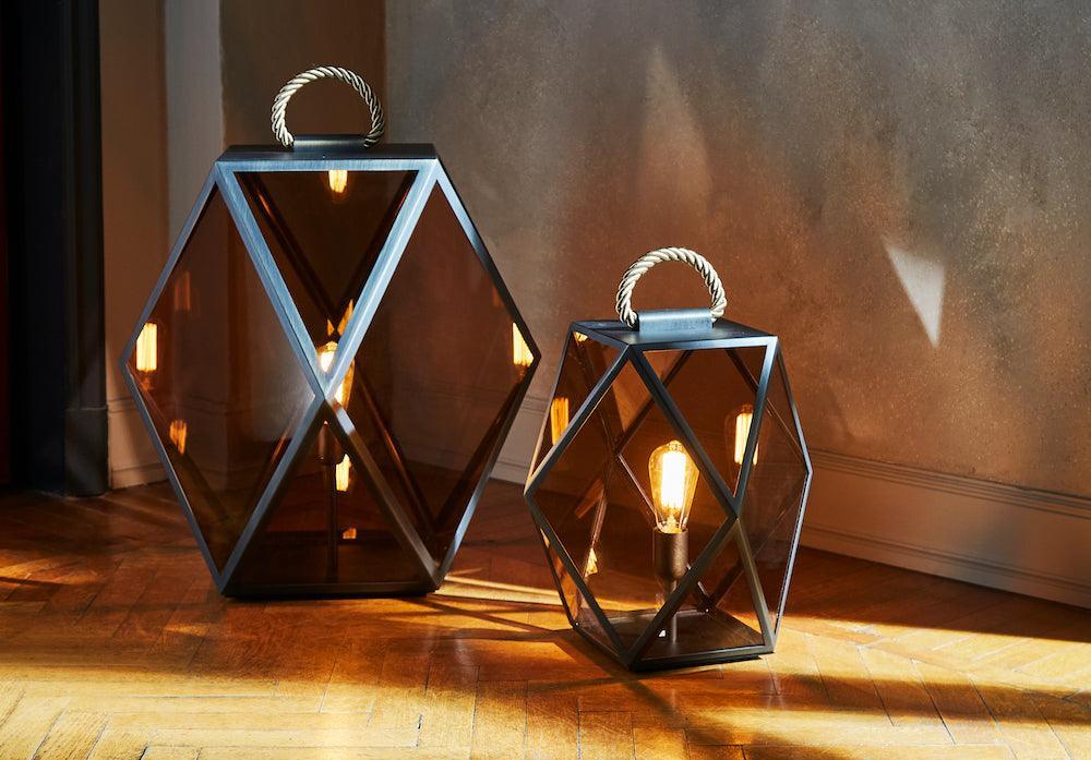 Lampa stołowa MUSE satynowy brąz – Contardi