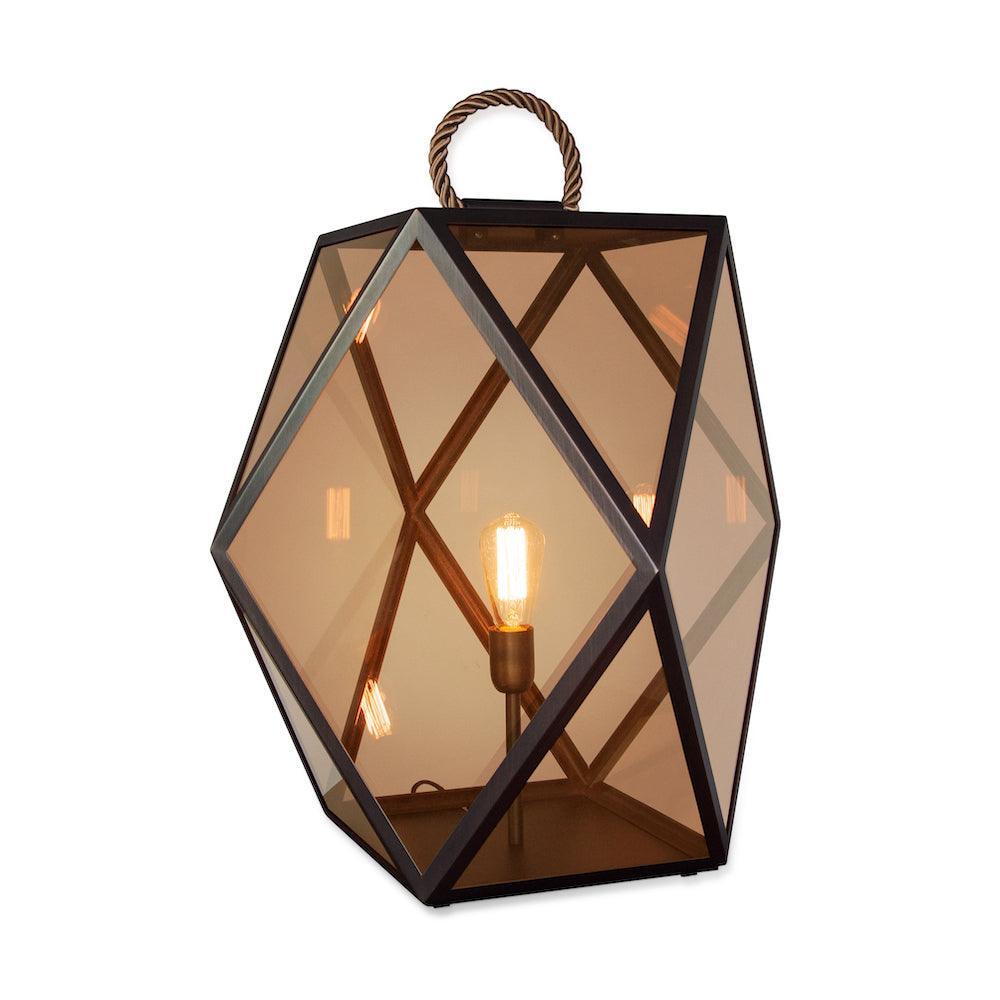 Lampa stołowa MUSE satynowy brąz – Contardi