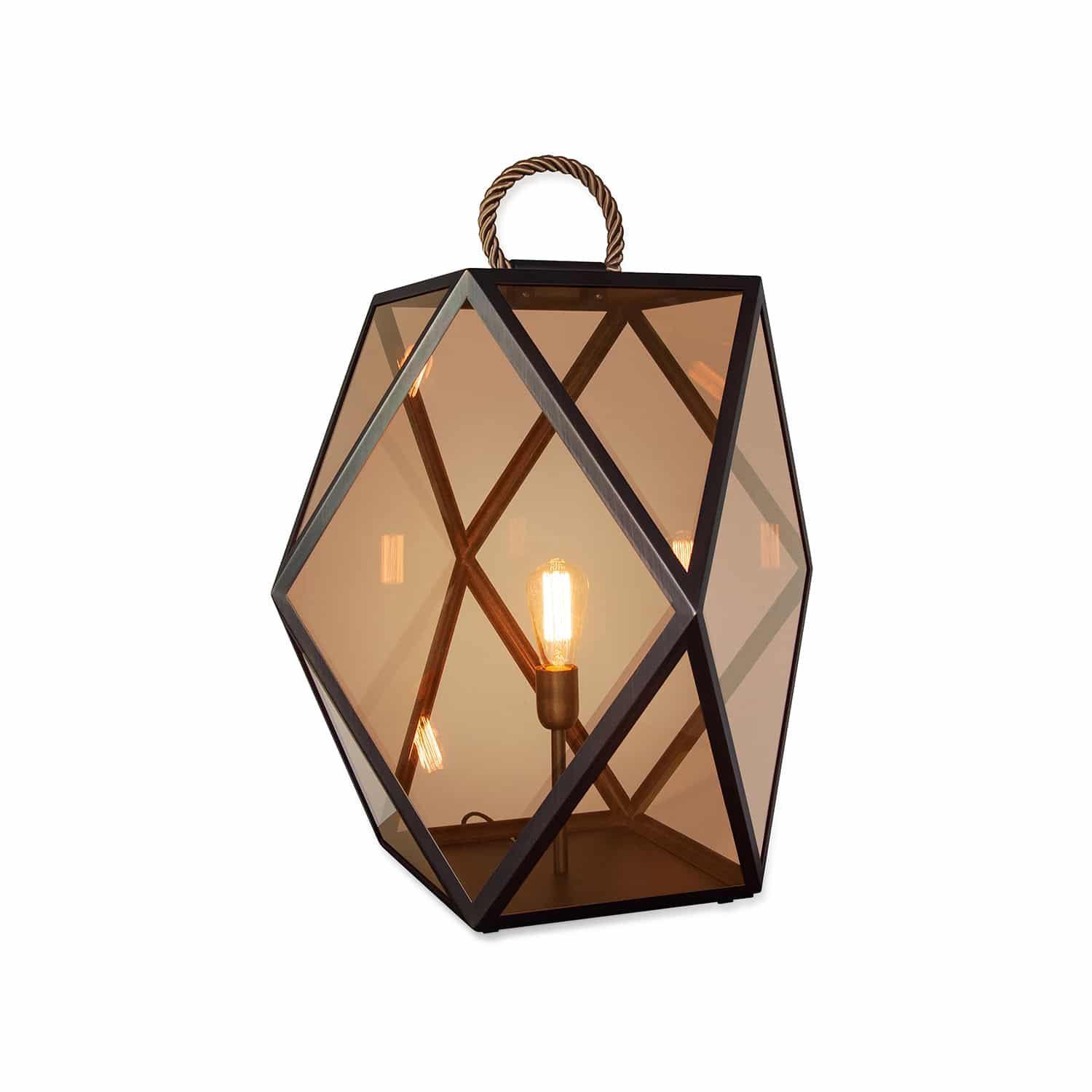 Lampa stołowa MUSE satynowy brąz – Contardi