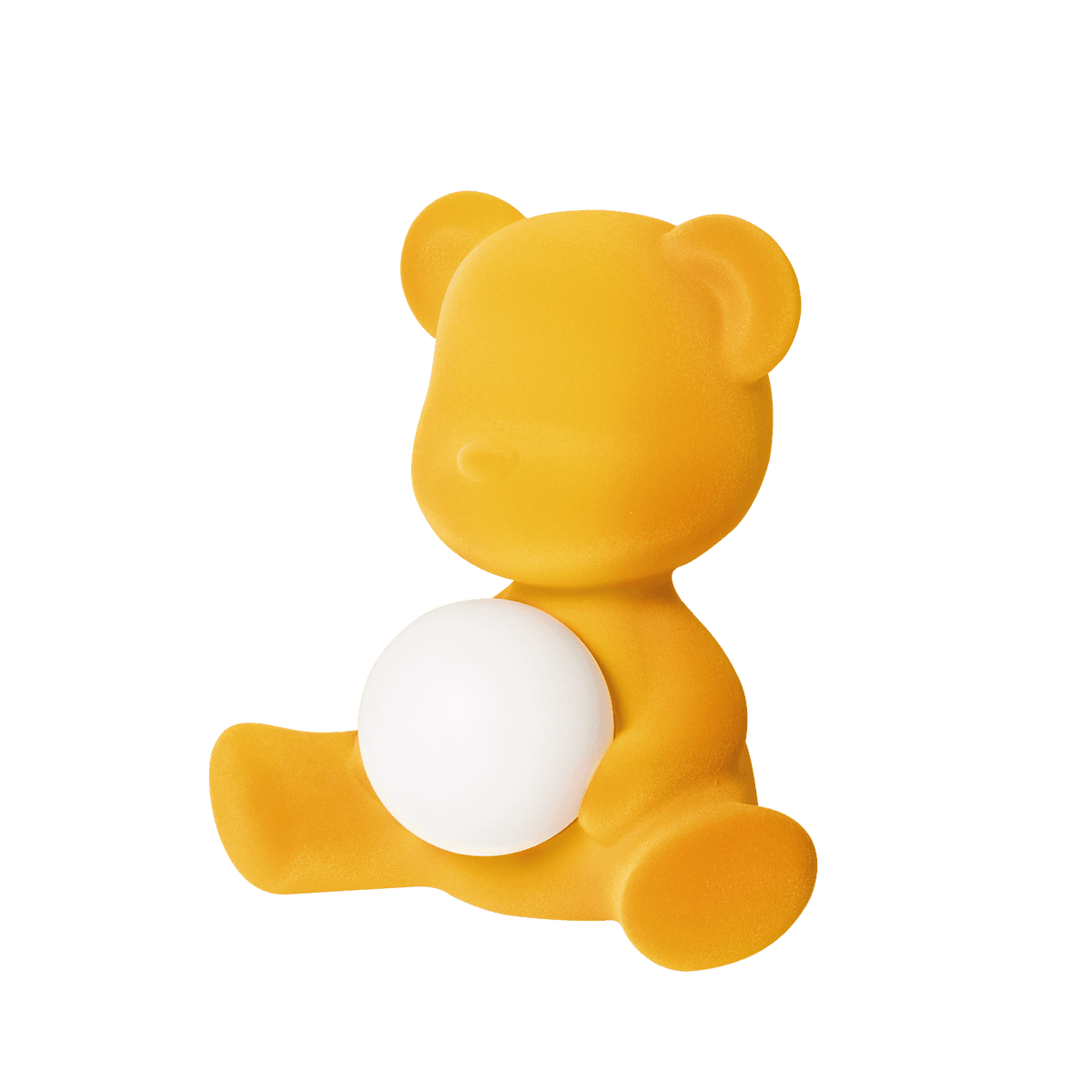 Lampa TEDDY GIRL VELVET żółta Qeeboo    Eye on Design