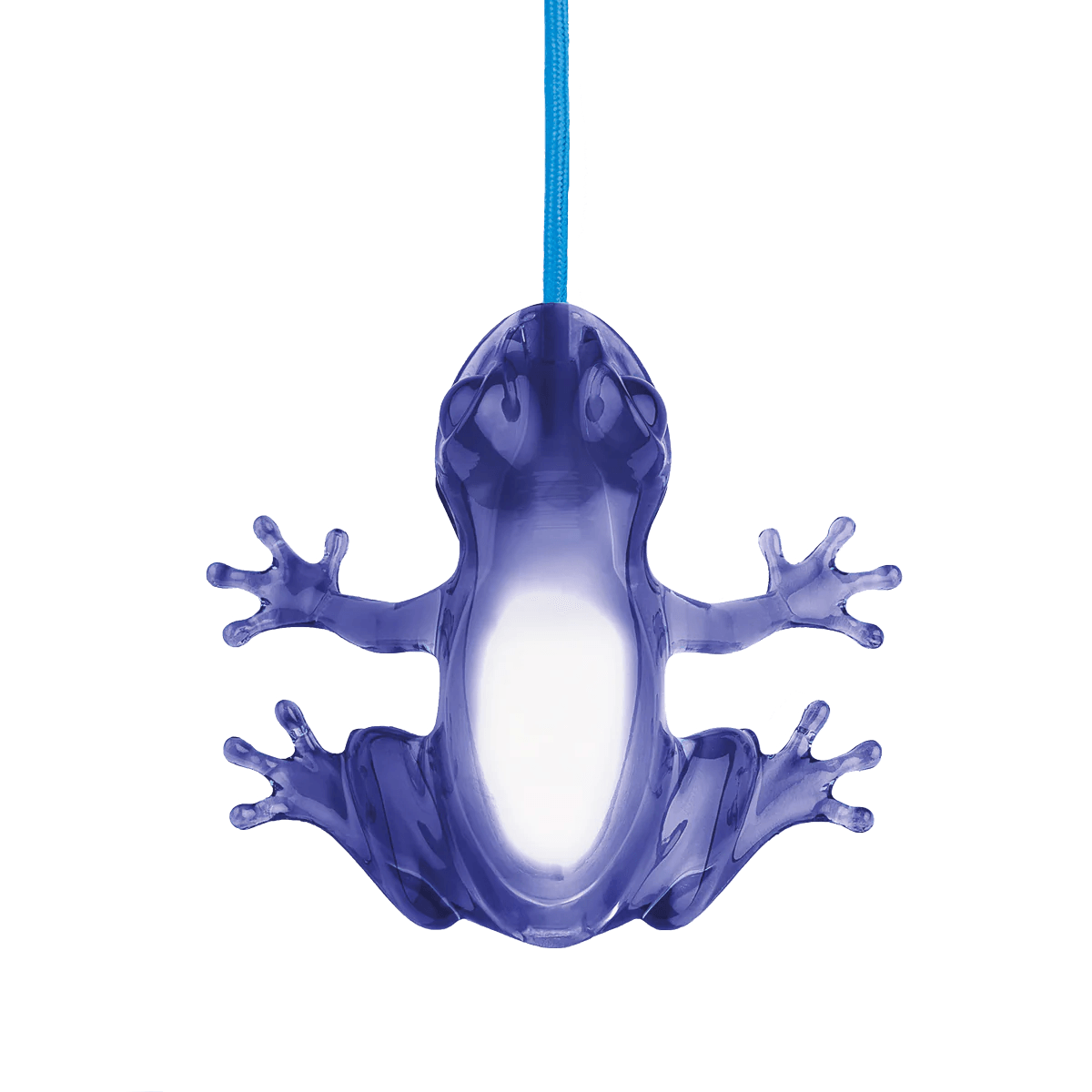 Lampa wisząca HUNGRY FROG niebieski Qeeboo    Eye on Design