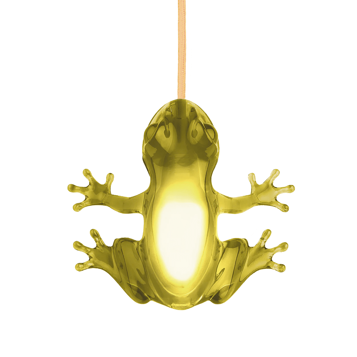 Lampa wisząca HUNGRY FROG zielony Qeeboo    Eye on Design