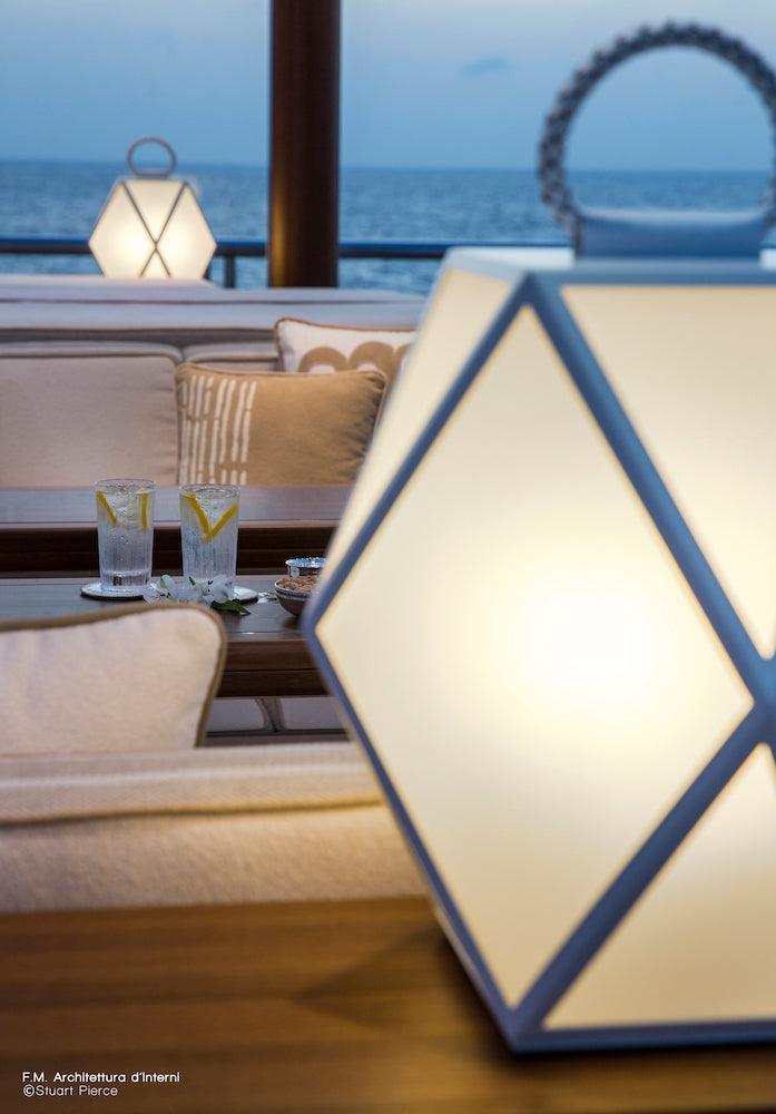 Lampa zewnętrzna akumulatorowa MUSE BATTERY biały – Contardi