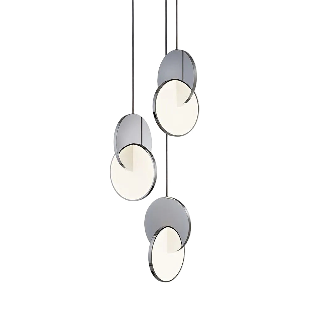 Lampa wisząca 3-punktowa ECLIPSE chromowany
