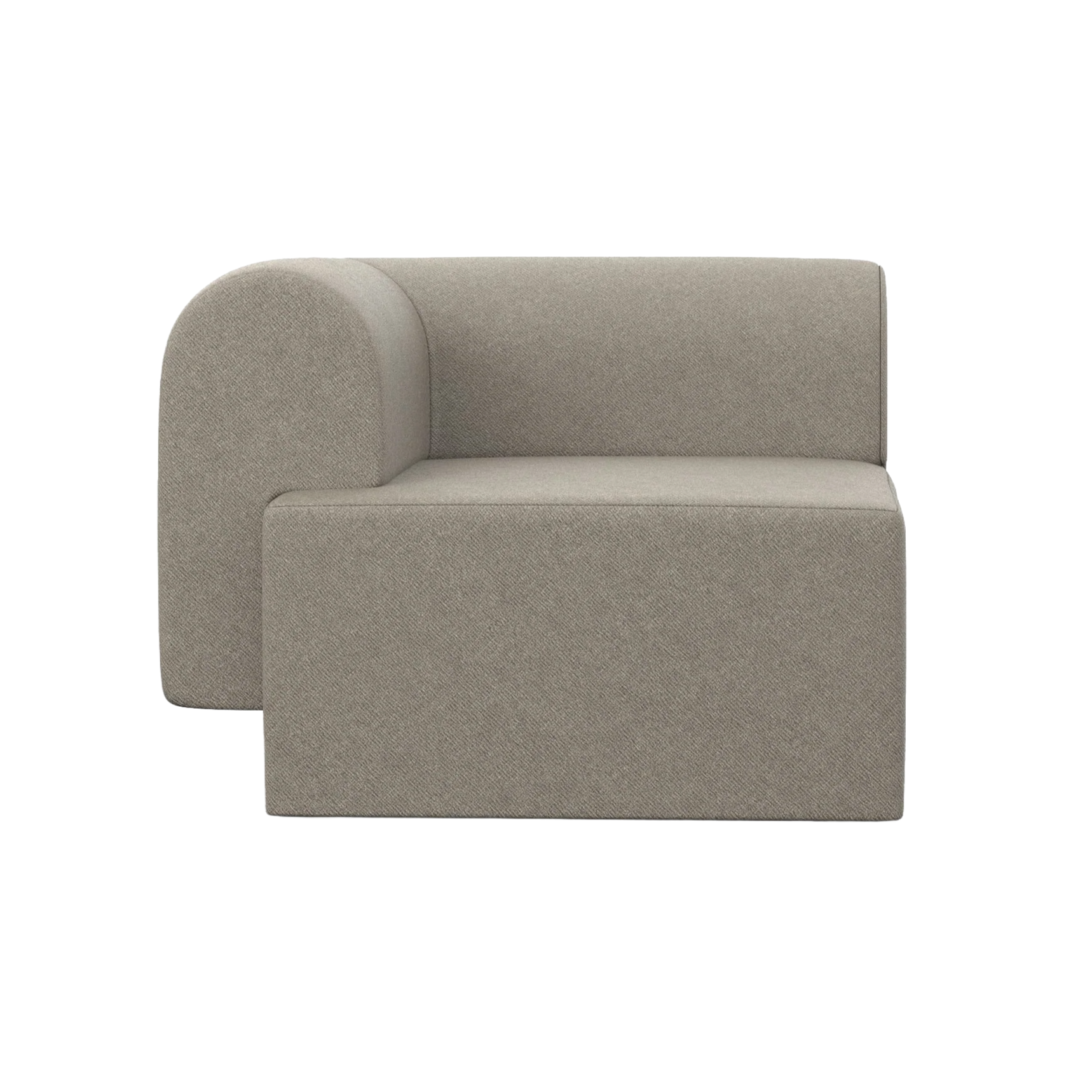 Modulsofa TORI - linkes Modul taupe