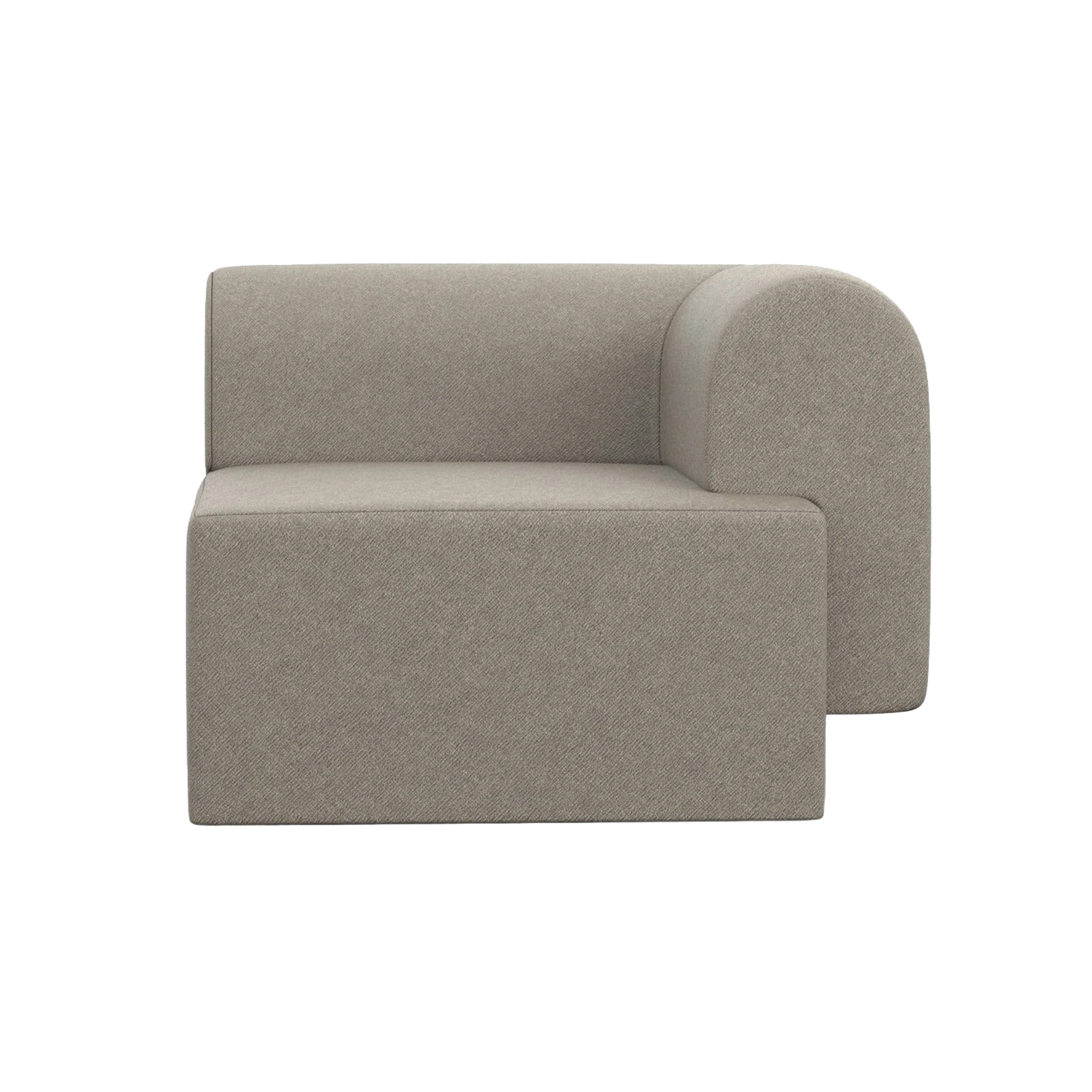 Modulsofa TORI - rechte Modulkombination taupe