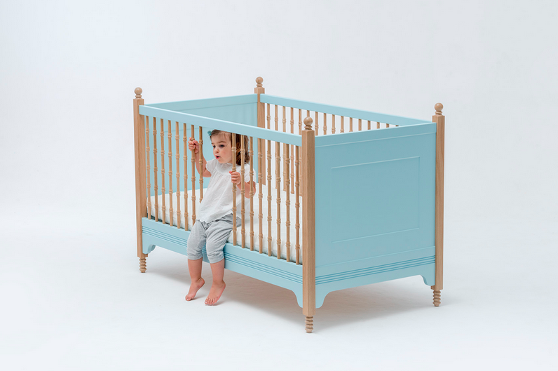 SOFIA baby crib blue